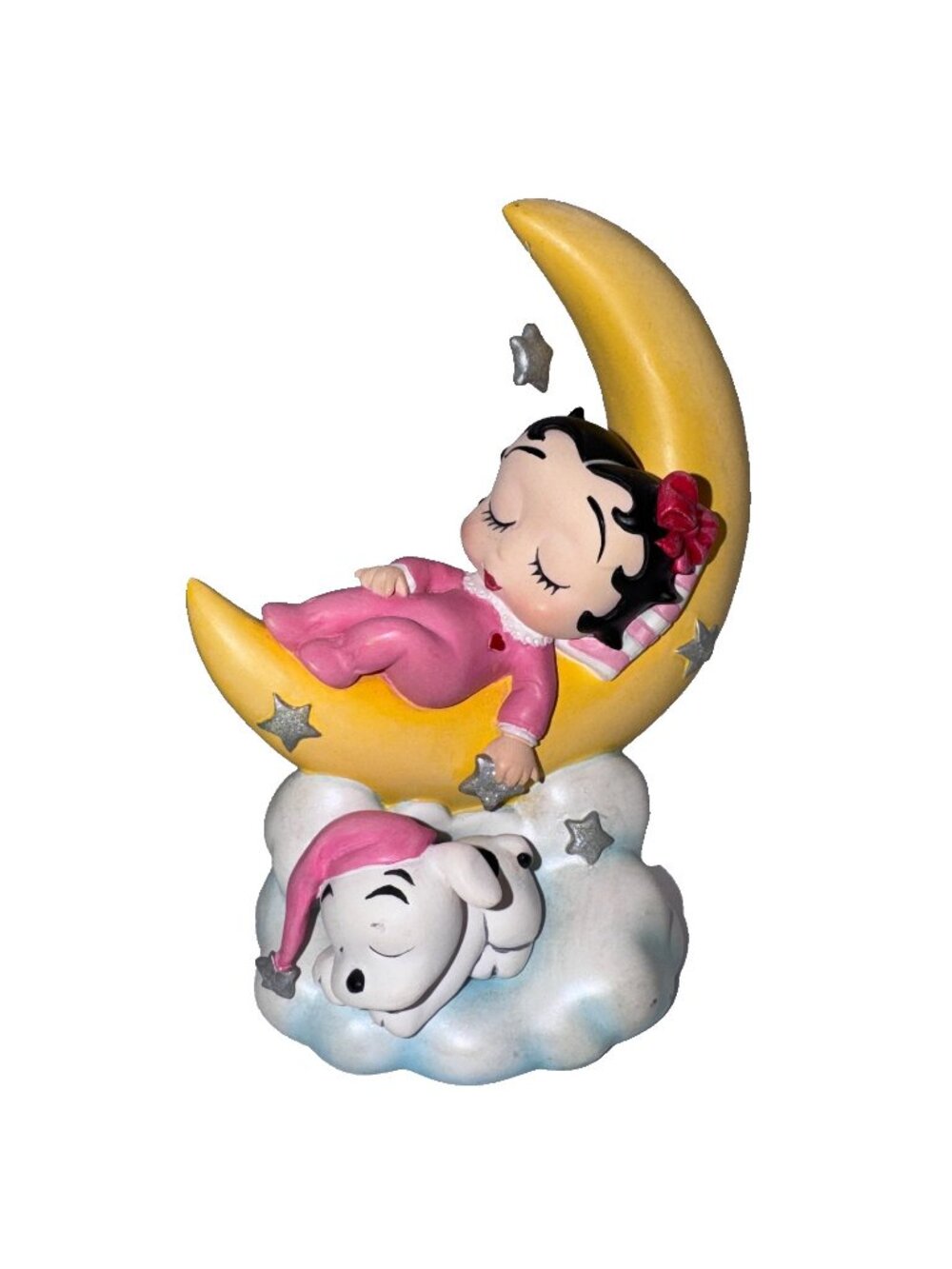 Vintage Baby Boop Figurine Danbury Mint Asleep On Cloud Nine MINT